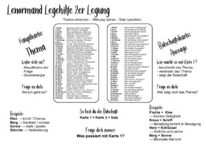 legehilfe 2er legung mit Übersicht