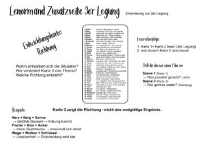 legehilfe 3er legung mit Übersicht